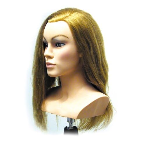 Celebrity Samantha Cosmetology Human Hair Manikin, 23-Inch