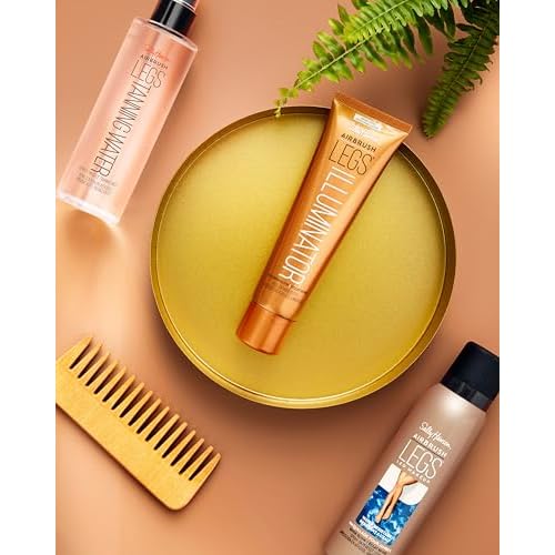 Sally Hansen Airbrush Legs¢ç Illuminator¢â, Leg Makeup, Golden Glow, Easy Application, Flawless Looking Legs, Rollerball Applicator
