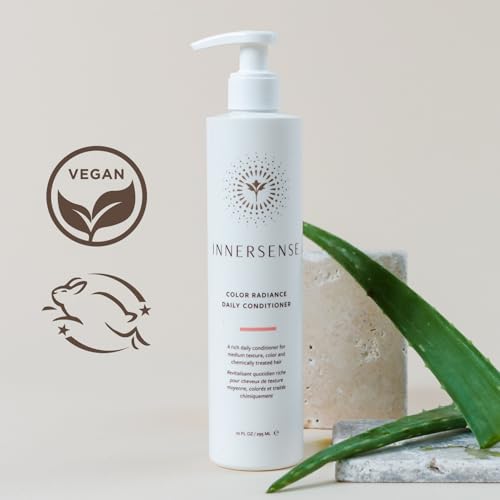 INNERSENSE Organic Beauty - Natural Color Radiance Daily Conditioner | Non-Toxic, Cruelty-Free, Clean Haircare (32 fl oz | 946 ml) Packaging May Vary