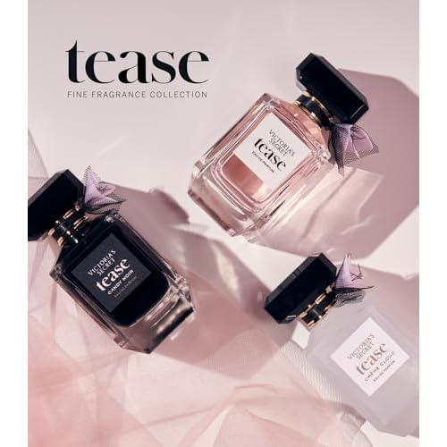 Victoria's Secret Tease Candy Noir Eau de Parfum Rollerball, Notes of Raspberry Glaze, Night-Blooming Iris & Warm Tonka, Travel Size Mini Perfumes for Women (0.23 oz)