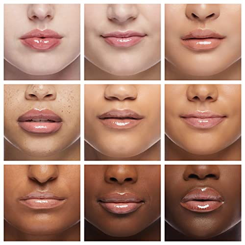 Ruby Kisses Broadway Vita-Lip Clear Lip Gloss (8 Pack), Ultra-Hydrating & Soothing Formula with Vitamins, High-Shine Non-Sticky Finish Lip Balm with Mint, Rosehip, Coconut, Mango, Argan, Honey, Shea