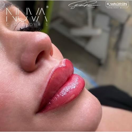 Nuva Colors PMU Pigment, Customizable, Cool Undertone for Lip Blushing & More, Vegan, Made in USA (8-Pack)