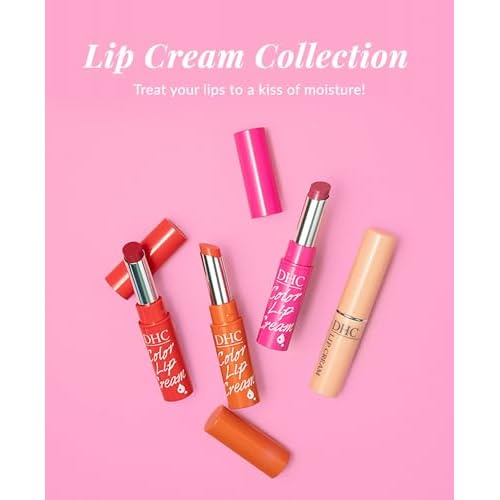 DHC Lip Cream 4 pack, Ultra-Moisturizing Lip Balm, (0.05 oz. Net wt. x 4) (4 pack, 4, Count)