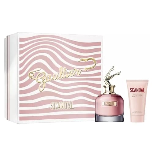 Jean Paul Gaultier Scandal 2-Piece Set for Women, (1.7 Oz Eau De Parfum Spray + 2.5 Oz Perfumed Body Lotion)
