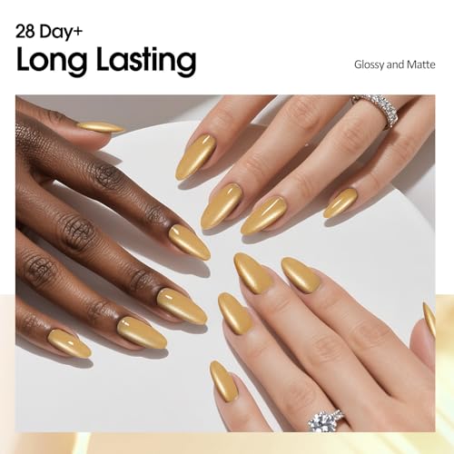 VENALISA Cat Eye Gel Nail Polish 1 Pcs 10ML Shimmer Gold Glitter Magnetic Gel Polish Soak Off Salon Manicure DIY at Home Nail Art For Girls Women