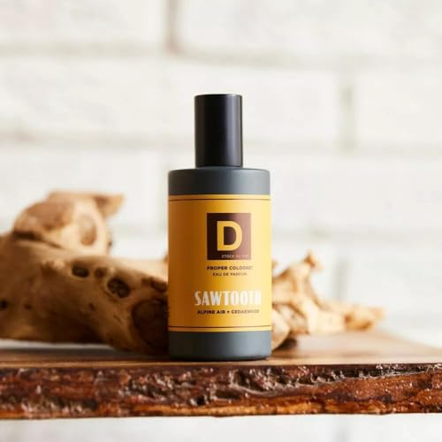 Duke Cannon Proper Cologne Sawtooth | Men's Eau de Parfum | Alpine Air and Cedarwood | Fresh, Woodsy, Long-Lasting Scent | 1.7 fl oz