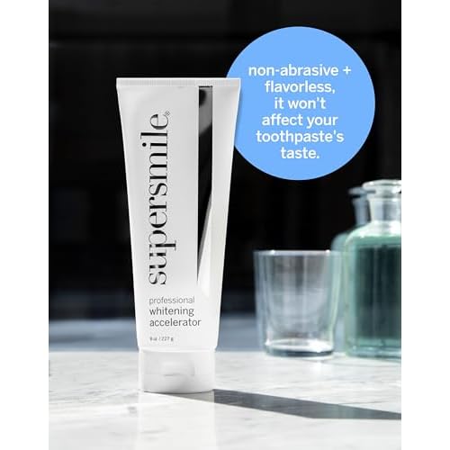 Supersmile Professional Whitening Accelerator - Powerful Whitening without Sensitivity - Safe and Effective on Dental Restorations (8 oz)
