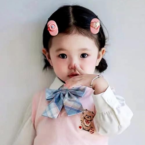 12 Pieces Kawaii Hair Clips for Girls Cartoon Girl Hair Accessories,Cute Things for Teen Girl Gifts (Kitty-1)
