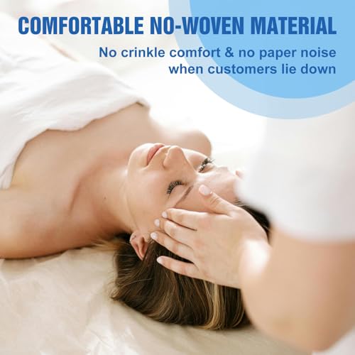 Disposable Bed Sheets 31" x 71" Massage Table Covers Non Woven Fabric Massage Bed Sheets Breathable Bed Cover for Spa Massage Beauty Tattoos Waxing Table (White-300Pcs)