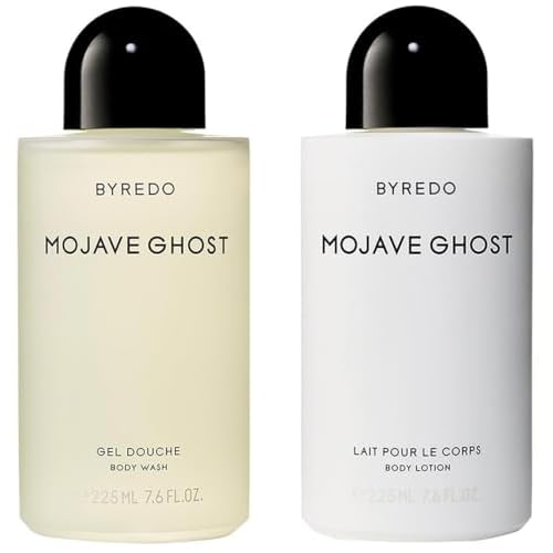 Byredo Mojave Ghost Body Wash and Body Lotion Set 2 x 7.6 Fluid Ounces / 225 ml