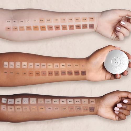 PUR Beauty 4-in-1 Pressed Mineral Makeup Powder Foundation with SPF 15 - Concealer & Finishing Compact Pressed Powder for Face - Buildable Medium to Full Coverage Foundation Powder