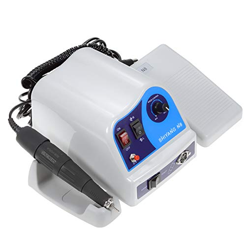 NSKI Lab Equipment Carbon Brush 45000RPM SHIYANG-N8 Micromotor Nail Drill Machine Foot Fedal Control (with H37LN)