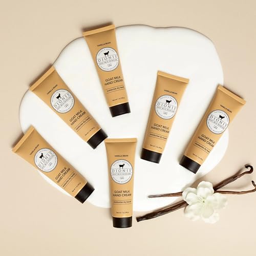 Dionis Goat Milk Skincare Hand Cream (Vanilla Bean, 1 oz)