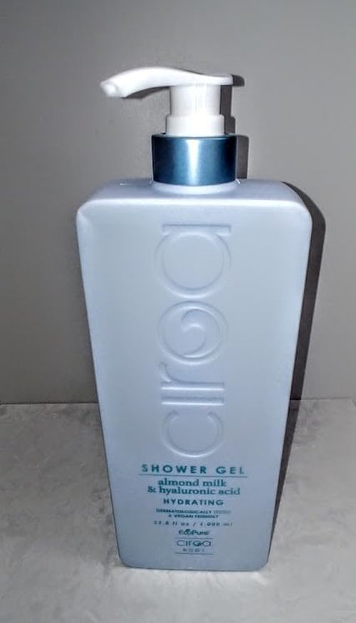 Ciroa, Almond Milk & Hyaluronic Acid, SHOWER GEL, Hydrate & Nourish, 33.8 fl oz 1,000ml (Pack of One)
