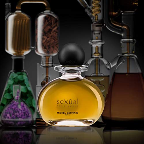 Michel Germain Sexual Pour Homme Eau de Toilette Spray, Top Notes of Indian Basil, Italian Bergamot, Italian Clementine, French Melon, Seductive Natural Oils