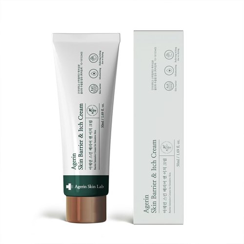 AGERIN Anti-Itch Cream – Skin Barrier and Itch Relief Cream for Sensitive and Dry Skin, Trouble Care, Calming, Hydrating, Purifying, Cruelty Free, Vegan