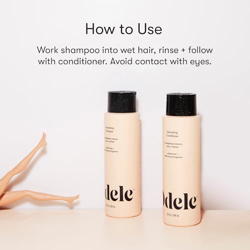 Odele Volumizing Sulfate-Free Shampoo & Conditioner Gift Set, Adds Moisture, Shine, and Fullness for Straight or Wavy Hair Types, 13 Fl Oz Each (2-Pack)