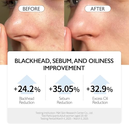 VIDIVICI Clear Pore Control Deep Cleansing Oil 10.14 fl.oz | Makeup remover with blackhead care, Korean facial cleanser for oily skin, Sebum control with Bamboo Charcoal Powder, Korean skin care