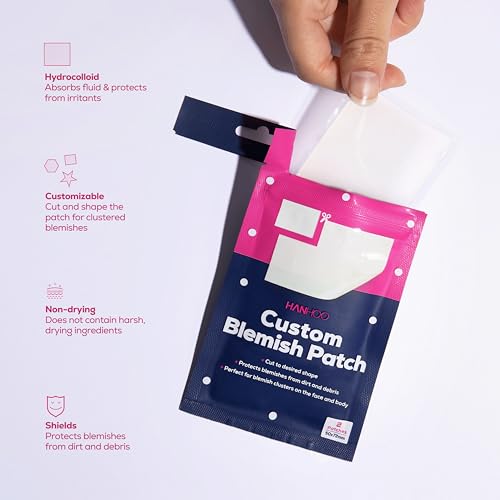 Hanhoo T-Zone Pore Patch, Extra Strength & Custom Blemish Patch Bundle | With Salicylic Acid, Niacinamide & Hyaluronic Acid | For Blackhead and Acne Treatment | Korean Skincare | 54 Patches