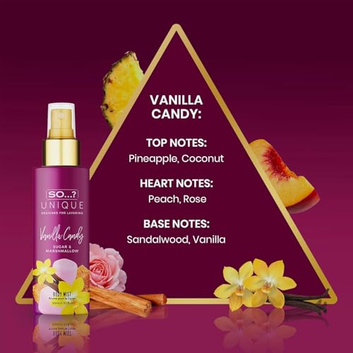 So¡¦? Unique Body Mist Set - Perfumes for Women - Body Spray for Women - Vegan, Cruelty Free - Travel Size Gift Set - 650 to 1000 Sprays - 4 pcs