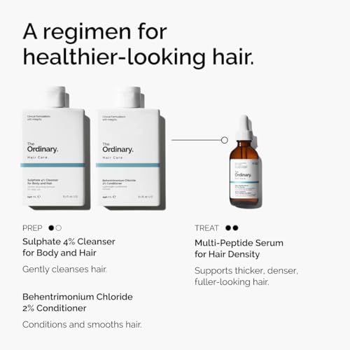 The Ordinary Multi-Peptide Serum for Hair Density, Peptide-Powered Formula for Thicker, Fuller Looking Hair