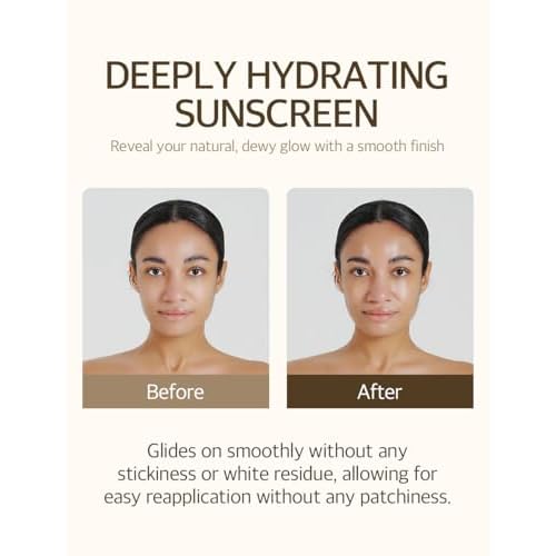 mixsoon Bean Sunscreen-Lightweight Airy Texture SPF 50 Face Sunscreen, No White Cast, Non-Sticky 50ml / 1.69 fl.oz. Korean Glass Skin Care