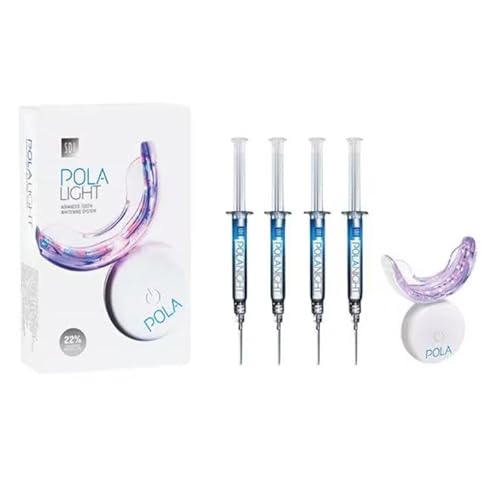 PolaLight Home Tooth Whitening System Kit 22% Carbamide Peroxide Ea
