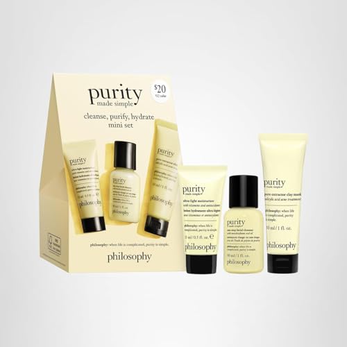 philosophy purity made simple cleanse, purify, hydrate mini set