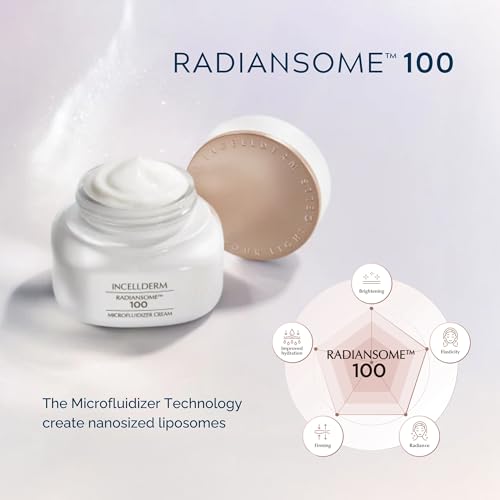 Radiansome100 Microfluidizer Cream | Advanced Skincare for Intensive Hydration | Supports Skin Elasticity and Glow | Cruelty-Free Face Moisturizer