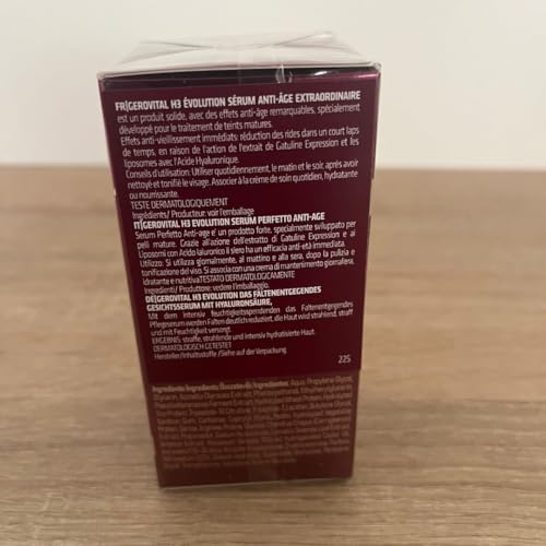 GEROVITAL EVOLUTION Perfect Anti-Aging Face Serum with Hyaluronic Acid and Superoxide Dismutase SOD (The Anti-Aging Super-Enzyme), Anti-Wrinkle, Moisturizer Face Serum, 15 ml
