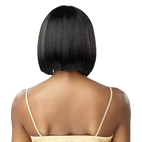 Sensationnel Butta Lace Wigs - Unit 22 Extra Wide 5 Inch Deep Parting Synthetic Preplucked Hairline Glueless Lacefront (1 JETBLACK)