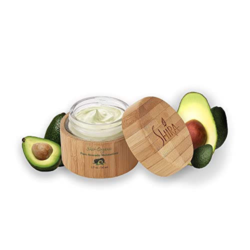Shira Shir-Organic Avocado Moisturizer With Combination of Vitamins A B D and E For 24 hrs Hydrating And Nourished Skin 50 ml (Pack of 2)