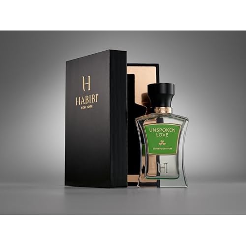 H HABIBI Unspoken Love Long-Lasting Arabian Perfumes for Women, Eau de Parfum for Women (2.5 Oz) Floral & Woody Perfume with Pear, Magnolia, Jasmine, Rose, Sandalwood & Musk