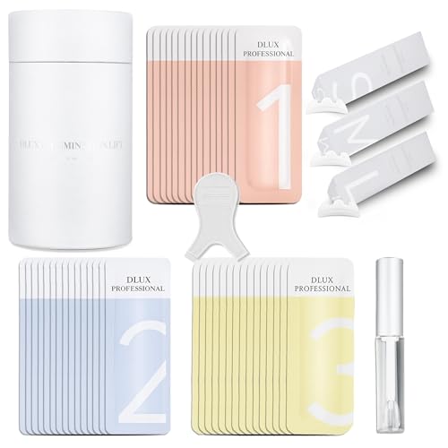Korean Eyelash Lift Kit - Lash Lamination Kit, Professional Lash Lift Set with Salon Grade Formula, Eyelash Perm Kit for Long-Lasting Curl up to 8 Weeks, Perfect for Lash Tech Gifts