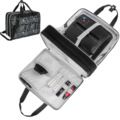 Tattoo Travel Case for Equipment and Supplies,Black Print,Bag Only
