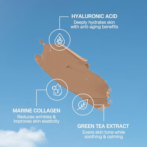 Bali Body BB Cream SPF15 - Tan Shade | Tinted Sheer Face Cream with Hyaluronic Acid & Marine Collagen | Paraben Free, For All Skin Types | Vegan, Cruelty Free Australian Made (35 ml/1.2 fl oz)