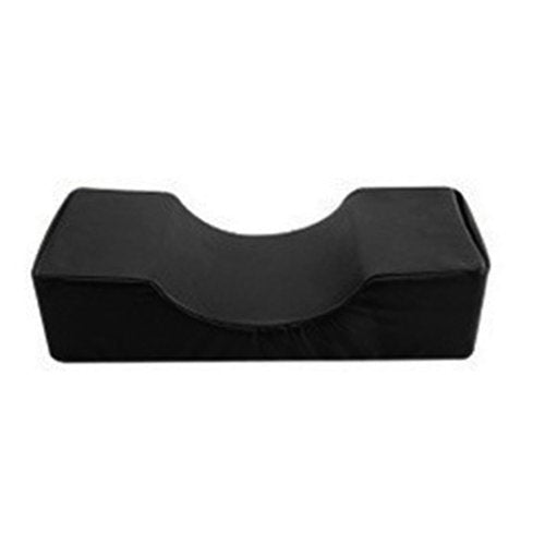 Eyelash Extension Neck Pillow, Beauty Salon Eyelash Extension Neck Pillow Velvet Pillow with Shelf Organizer Bag Comfortable Velvet Beauty Memory Foam Pillow for Lash Extension Gra