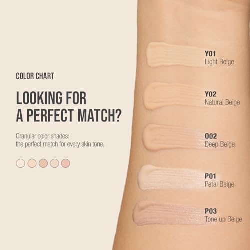 Idol Cover Concealer - Full Coverage, Lightweight, Sweat & Water Proof, Long-lasting, Lightweight, Conceales Dark Circles, Fine Lines, Redness, 0.22 Oz. (P03 Tone up Beige, 0.22 Oz.)