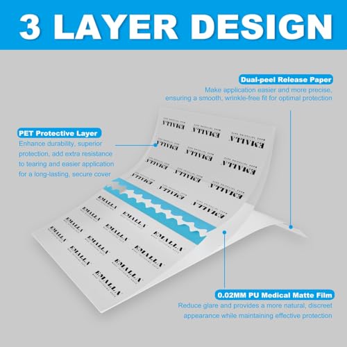 Emalla GRECE Tattoo Aftercare Bandage, Waterproof Second Skin Tattoo Cover Up Tape Patch 6" x 11 Yards Roll Flexible Tattoo Bandage for Healing Skin 0.02mm Tattoo Protection Film Tattoo Supplies