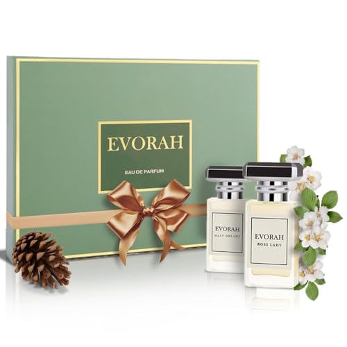 EVORAH Luxury Couple Perfume Gift Set (2 x 25 ml) | His and Hers Fragrance Combo | Long Lasting Perfume & Cologne for Couples | Premium Gift Set for Men and Women
