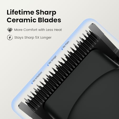 Yineel Hair Clippers for Men, Professional Cordless Clippers & Trimmer Set, Super Quiet, Clippers for Hair Cutting Kit with LED Display, Gift for Men Women Barber Kid