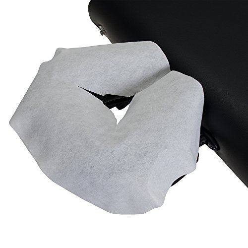 EarthLite Disposable Face Cradle Covers ? Medical-Grade, Ultra Soft, Luxurious, Non-Sticking Massage Headrest Covers for Massage Tables & Massage Chairs