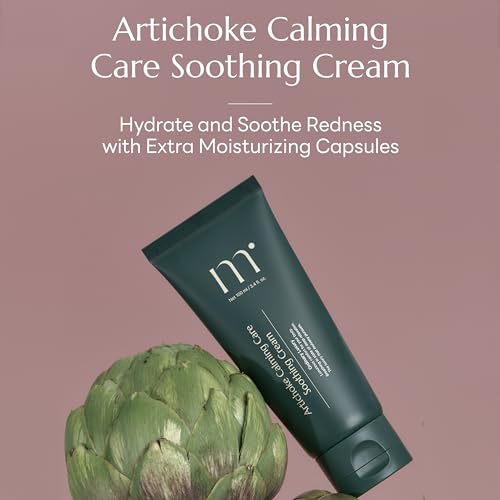 molvany Artichoke Calming Care Soothing Cream - Daily Facial Hydrating Moisturizer & Body Cream - Korean Skincare for Dehydrated & Sensitive Skin - 3.4 fl. oz