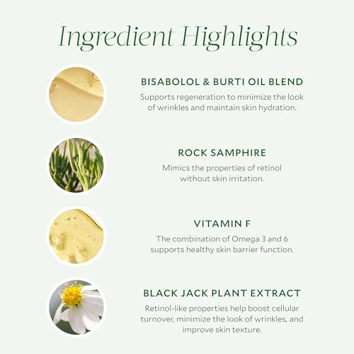 Tata Harper Retinoic Nutrient Face Oil, Nourishing Face Oil, Botanical Retinol Alternatives, Natural Skincare, 30ml