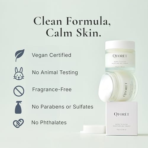 Lightweight Gel-Cream for Dehydrated Oily Skin, Vegan Mucin, Ceramide, Peptides, K-Beauty, 2.36 fl oz