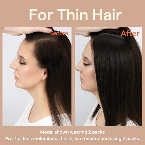 Full Shine Balayage Brown Clip In Hair Extensions, Ombre Brown Higlight Blonde, Invisible Seamless Hair Extensions Clip In, Remy Pu Weft Fill Ins For Thin Hair Add Volume, 4 Pcs 22 Inch 95G