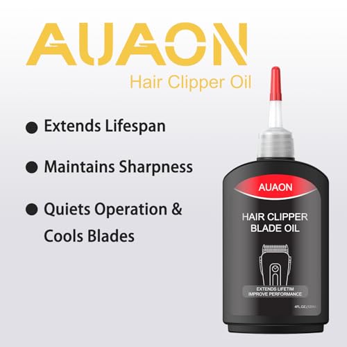 Premium Hair Clipper Blade Lubricating Oil for Clippers, Trimmers, Groomers, Rust Prevention, 4.05oz/120ml,