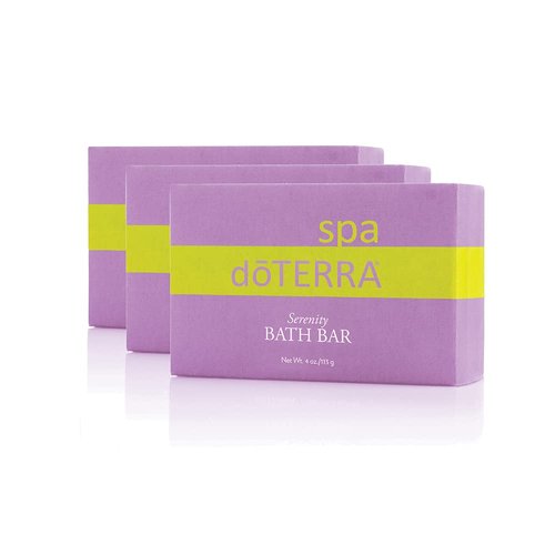 doTERRA Serenity Calming Bath Bar, 4 oz - 3 Pack