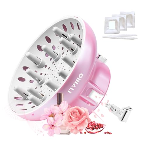 Universal Hair Diffuser ¡°Super Sturdy¡± 1.7 Inch to 2.6 Inch for Natural Curly and Wavy Hair, Hair Dryer Attachment (Pink 2 Aroma Upgrade)