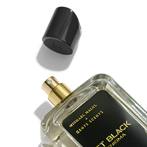 Michael Malul Jet Black Enigma Eau de Parfum for Men - 100ml | 3.4oz